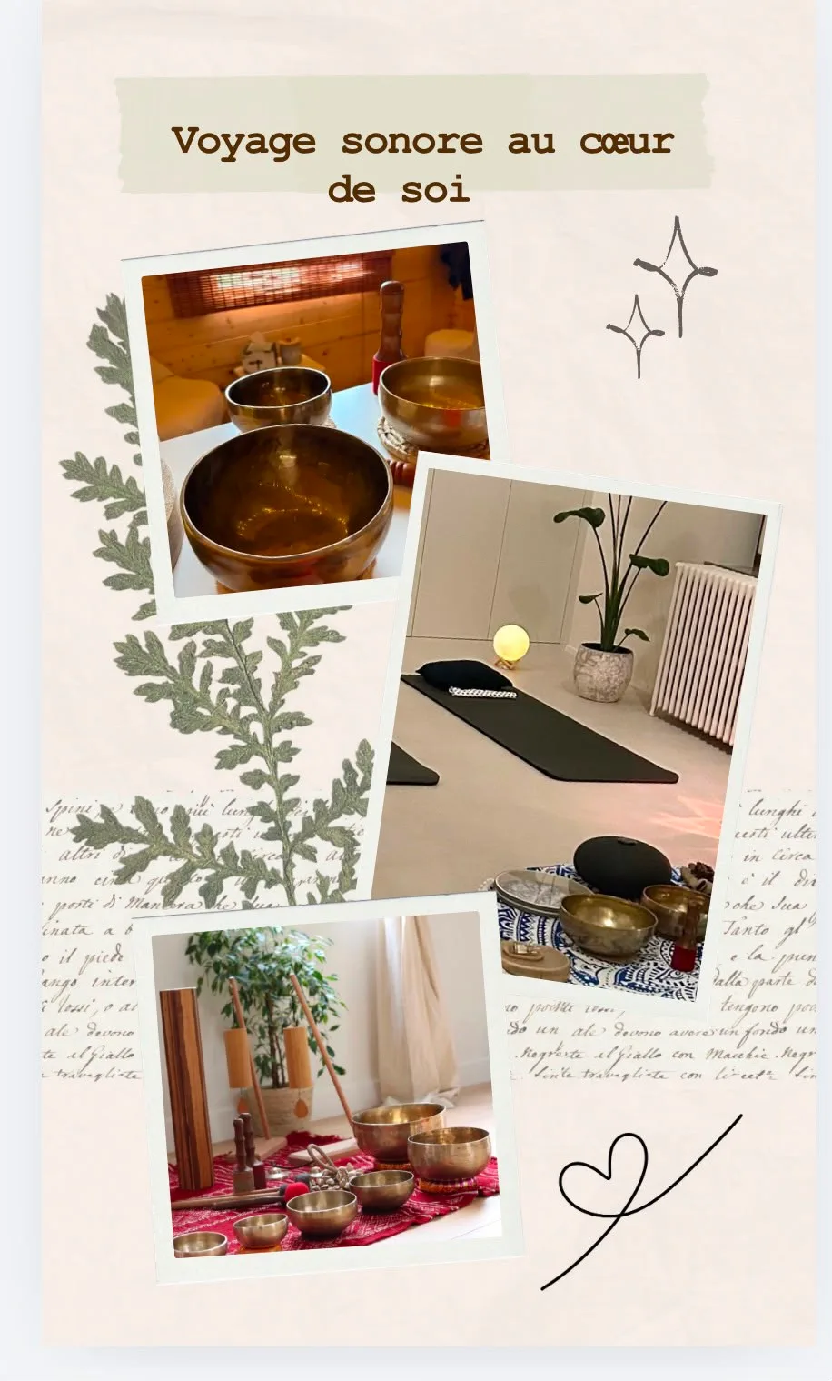 ✨ Voyage sonore – Un voyage au cœur de soi ✨ - Espace Santé Lillois à Lillois-Witterzée